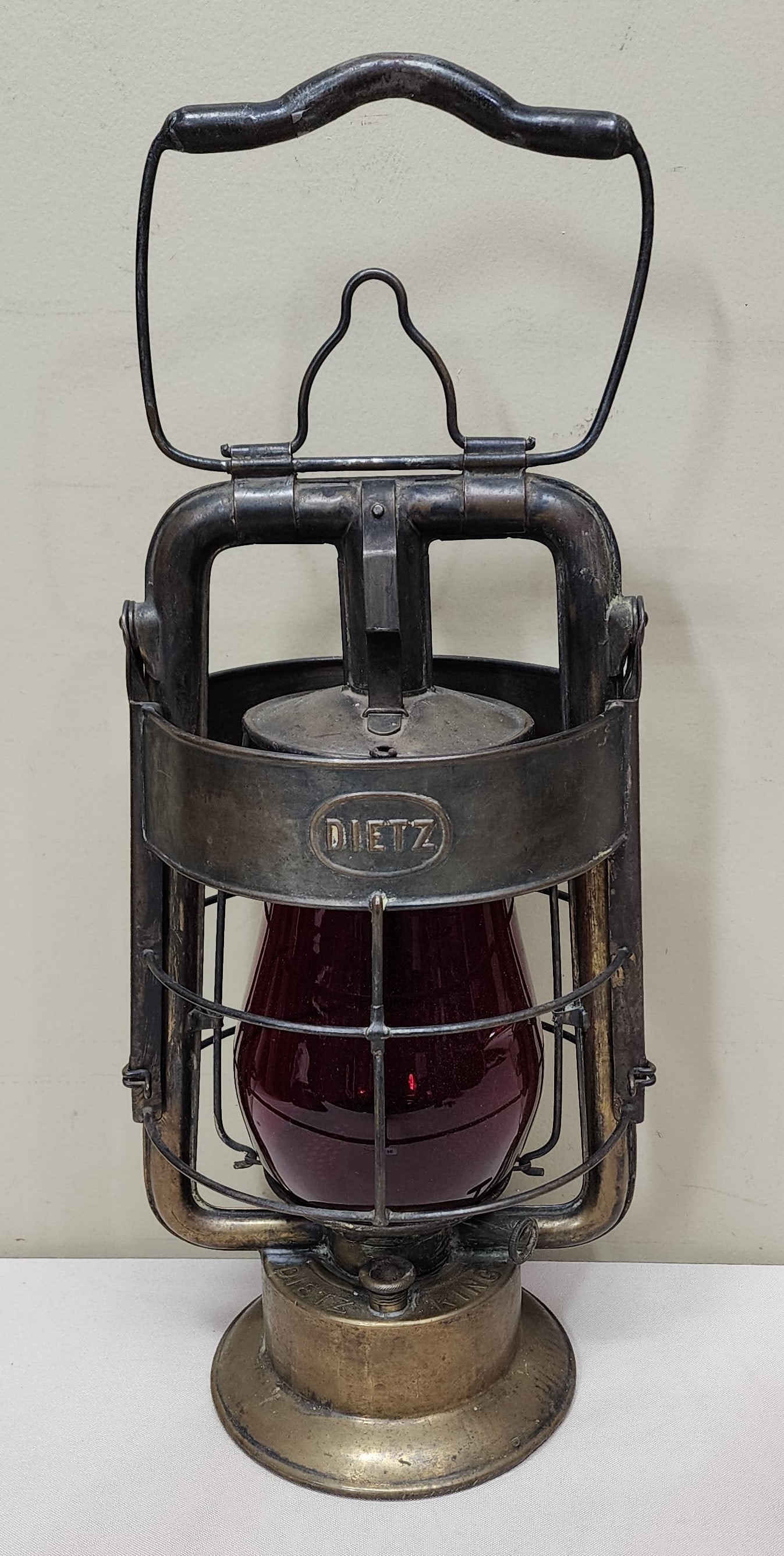 Brass Dietz King Fire Department Lantern Auction