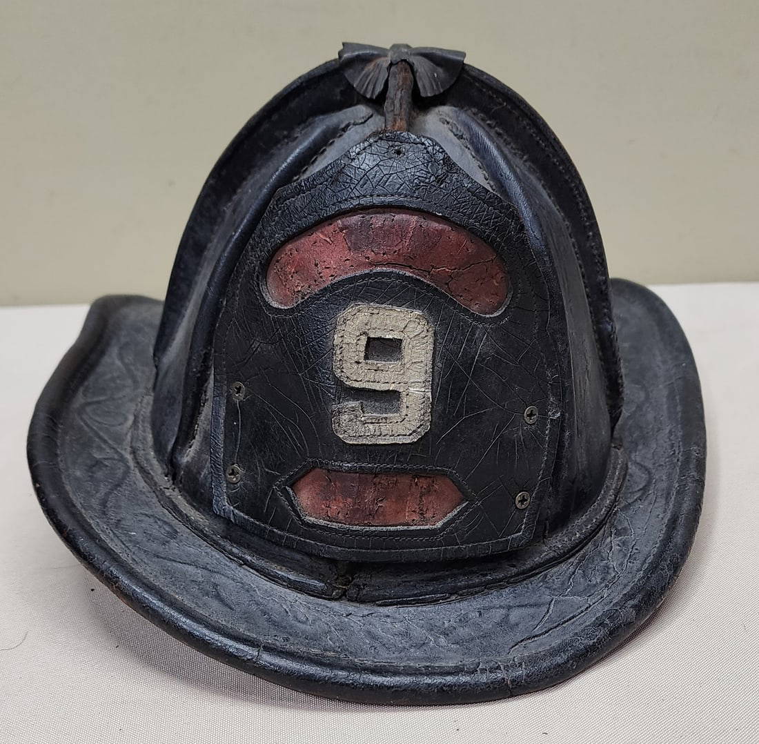 Cairns And Brothers Leather Fire Helmet Auction