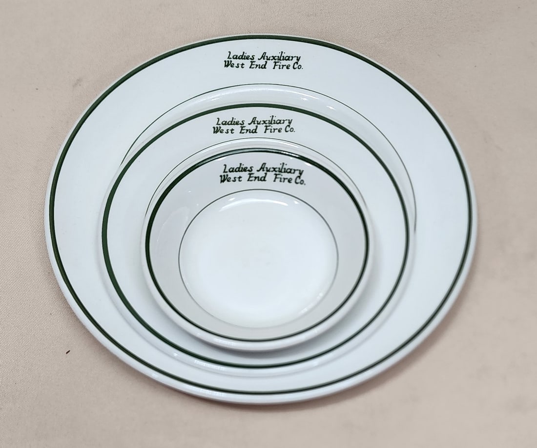 Fire Department Restaurant Ware West End Fire Co Stowe PA (1 of 3)