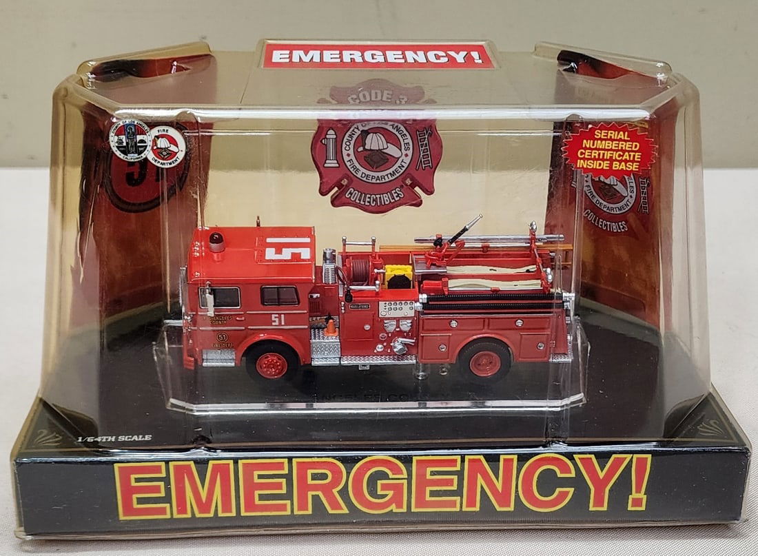 EMERGENCY! Squad 51 Code 3 Fire Truck Ward LaFrance (1 of 5)