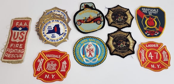 Lot of 11 Firefighting Patches