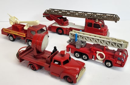 Lot of Fire Truck Toys