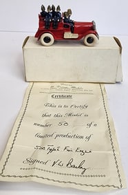 Veteran Vintage Models Toy Fire Engine