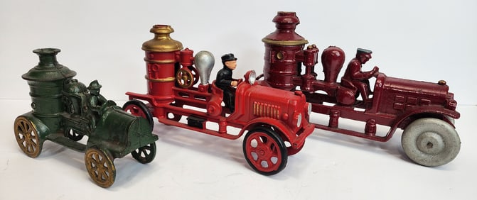 Lot of Fire Truck Toys