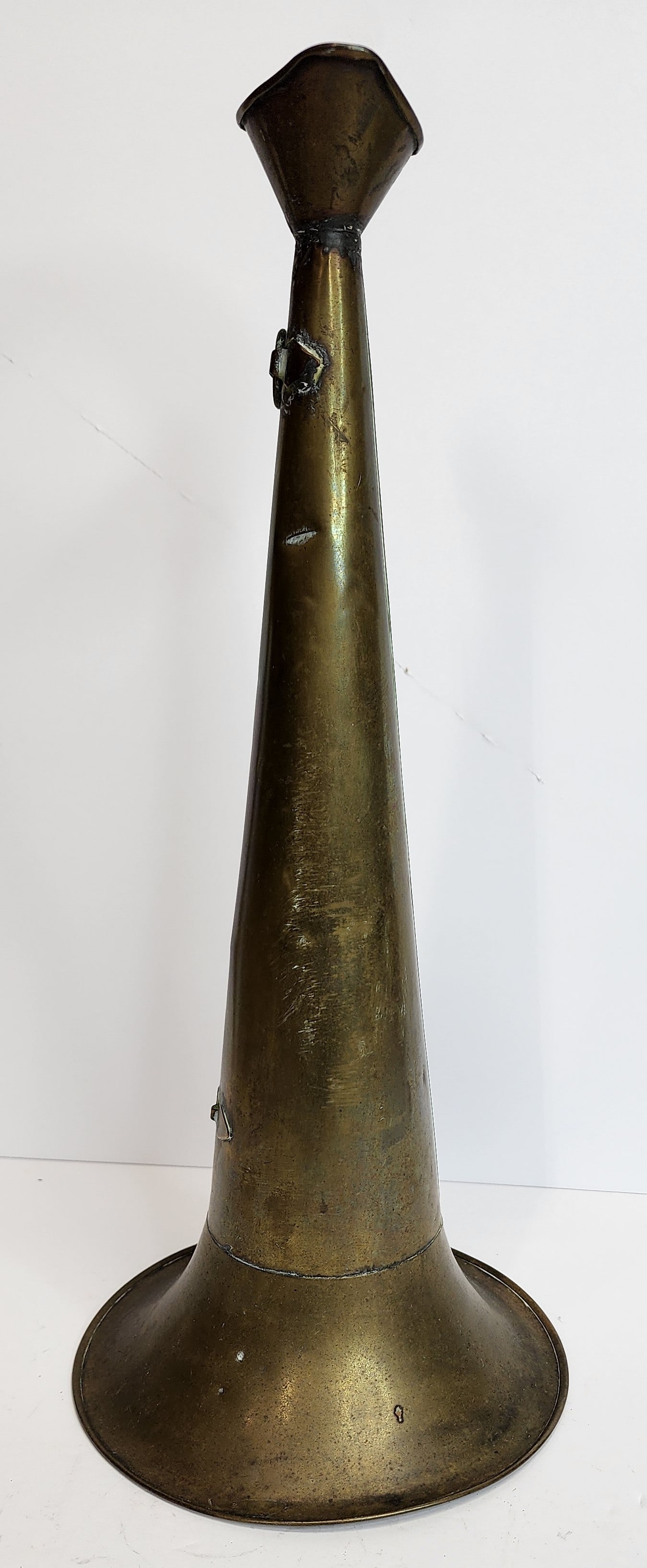 Brass Fire Department Speaking Trumpet (1 of 2)