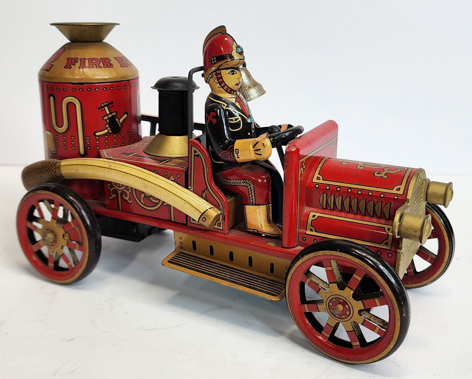 Tin Japan Friction Fire Engine (1 of 4)