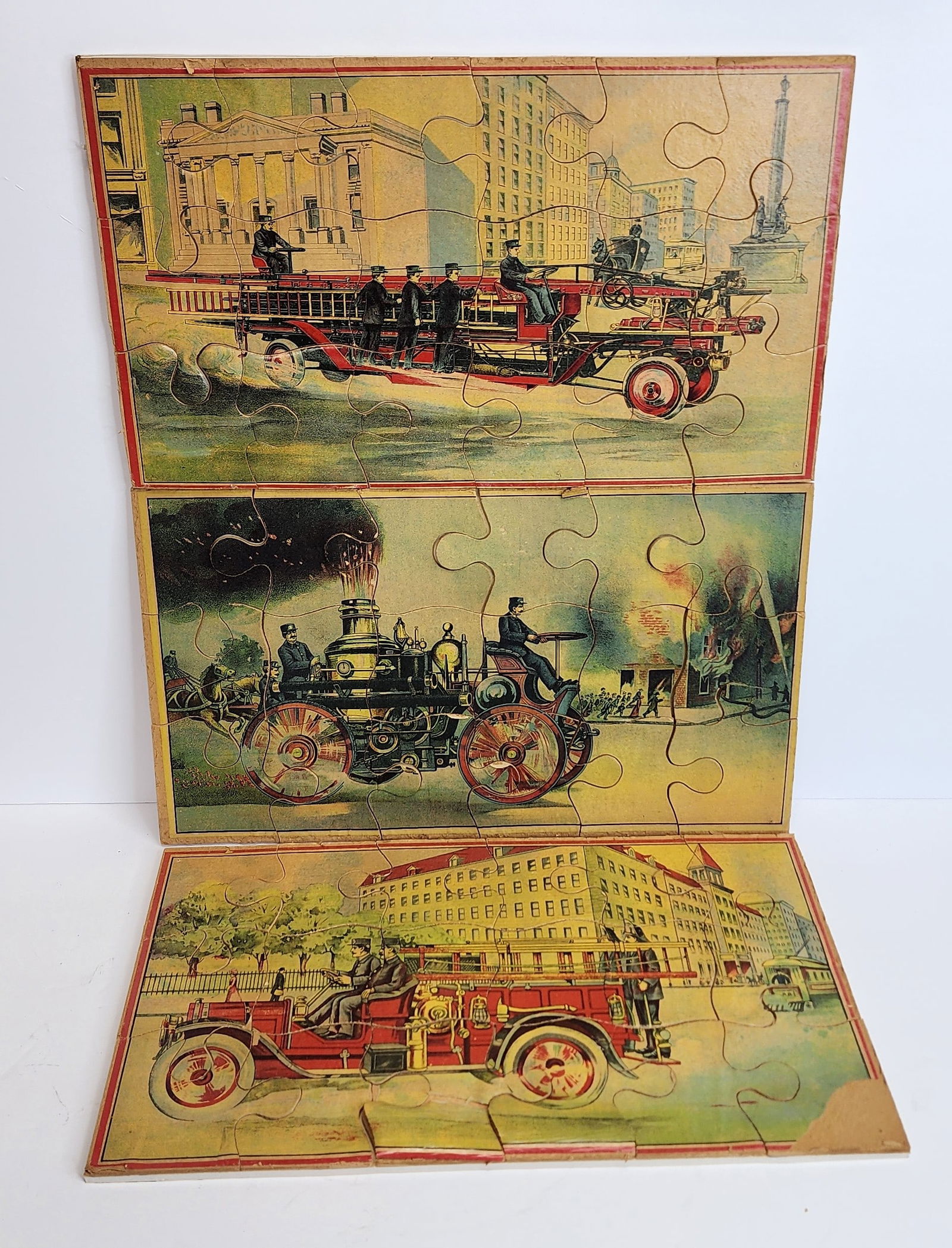 3 Vintage Firefighting Puzzles (1 of 5)
