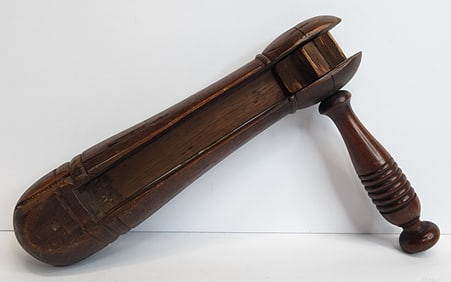 Wood Fire Alarm Rattle