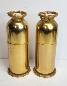 2 Metal Fire Extinguisher Replicas