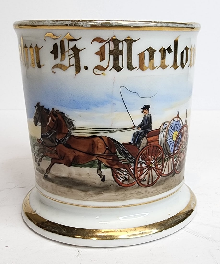 John H. Marlow Firefighter Shaving Mug (1 of 4)