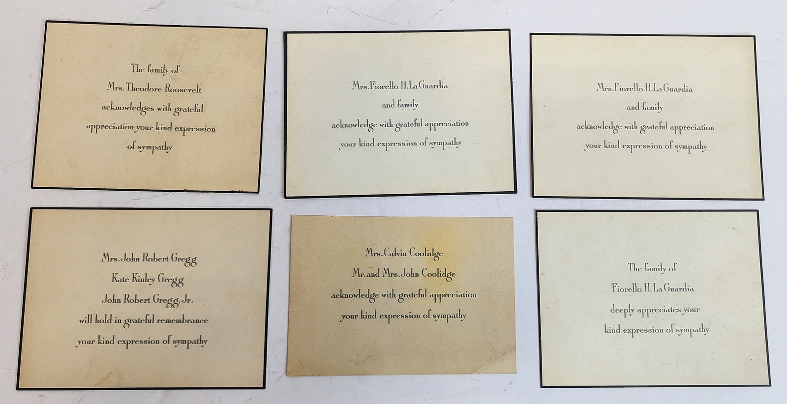 Lot of Sympathy Correspondence (1 of 1)