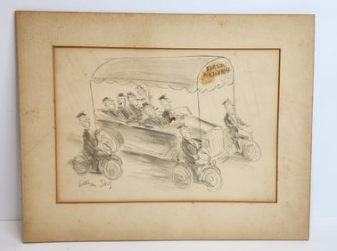Pencil Drawing by William Steig