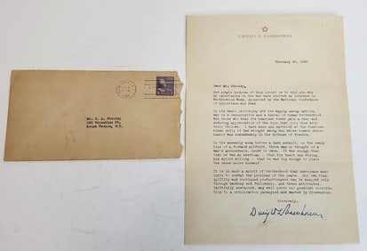 Dwight D. Eisenhower Signed Letter 1948