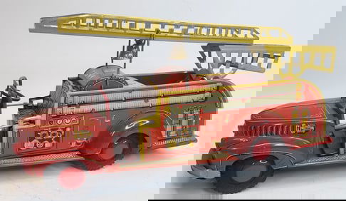 Large Tin Friction Fire Engine