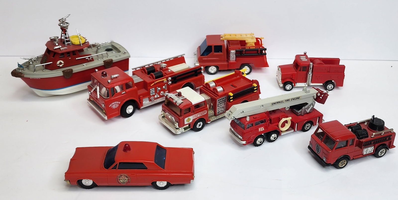 Lot of 8 Fire Engine Toys (1 of 3)