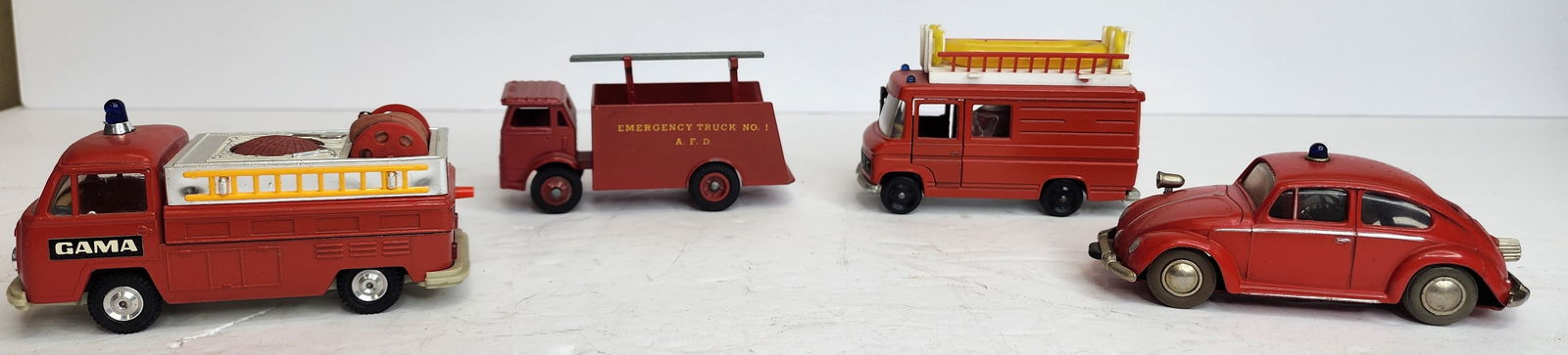 Lot of 4 Fire Engine Toys Including Schuco (1 of 5)