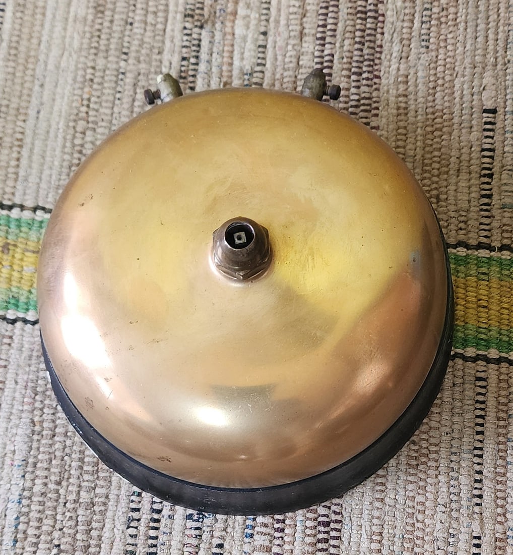 Brass Gamewell Turtle Gong Fire Bell (1 of 2)