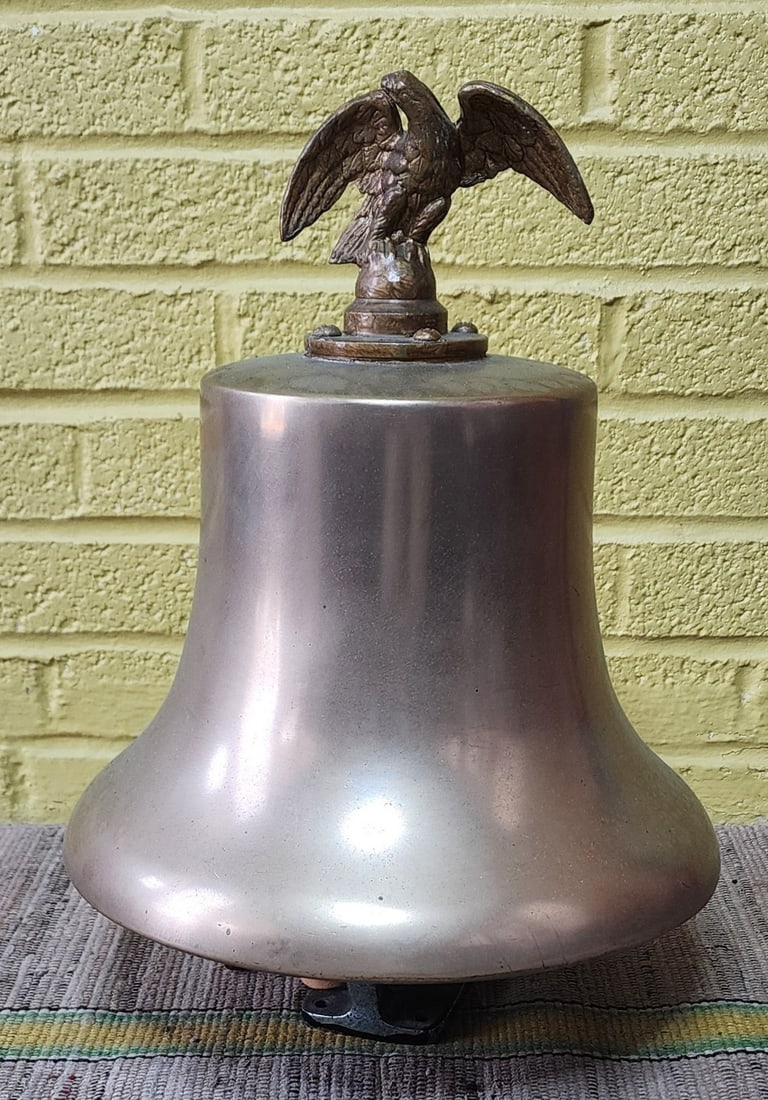 Brass American LaFrance Fire Engine Bell (1 of 3)
