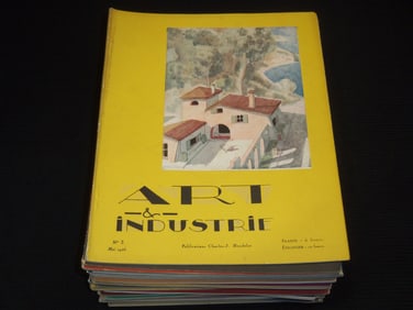 1920'S-1930'S ART & INDUSTRIE FRECH MAGAZINE - 36 ISSUES