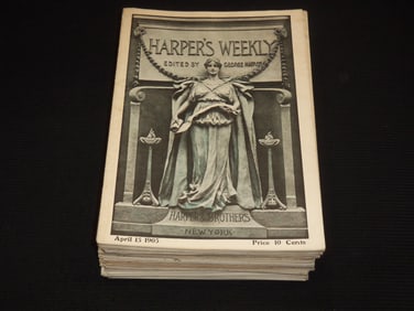1903-1905 HARPER'S WEEKLY MAGAZINES - 46 ISSUES