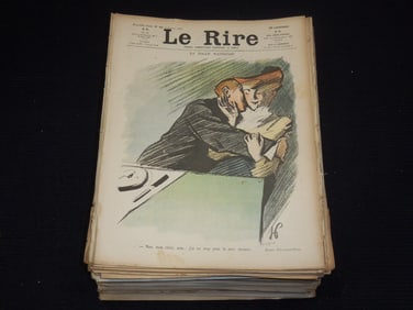 1890'S LE RIRE FRENCH  MAGAZINES BIG LOT - 100+ ISSUES