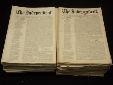 1880'S-1890'S THE INDEPENDENT MAGAZINES HUGE LOT - 100+ ISSUES