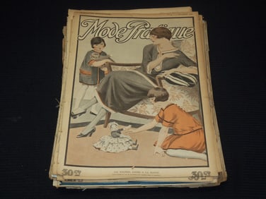 1900'S MODE PRACTIQUE FRENCH MAGAZINES - 60 PIECES