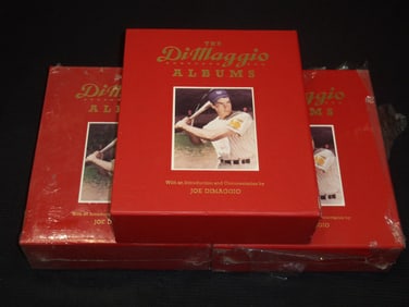 1989 JOE DIMAGGIO ALBUMS 2 VOLUME BOXED SETS - 3 SETS