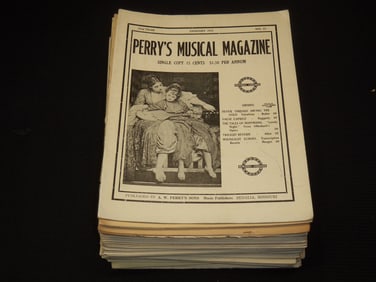 1920'S-1940'S PERRY'S MUSICAL MAGAZINES - 67 ISSUES