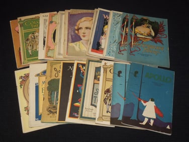 THEATRE PROGRAMS LOT - 25 PIECES