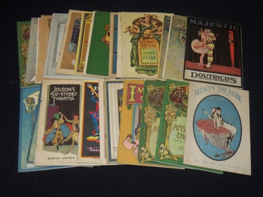 THEATRE PROGRAMS LOT - 25 PIECES