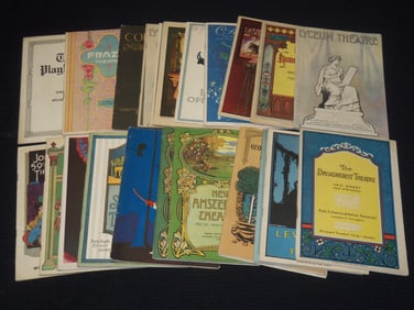 THEATRE PROGRAMS LOT - 25 PIECES