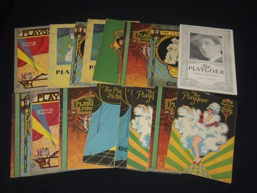 1920'S THE PLAYGOER MAGAZINES LOT - 18 ISSUES