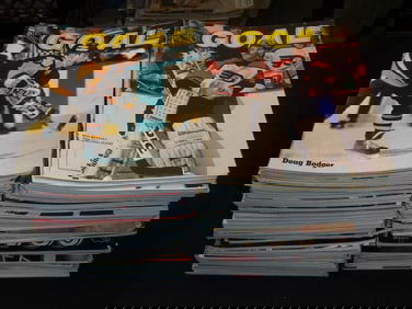 1980'S-1990'S NHL GOAL HOCKEY MAGAZINE LOT - 88 ISSUES