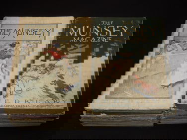 1901-1909 MUNSEY'S MAGAZINES LOT - 19 ISSUES