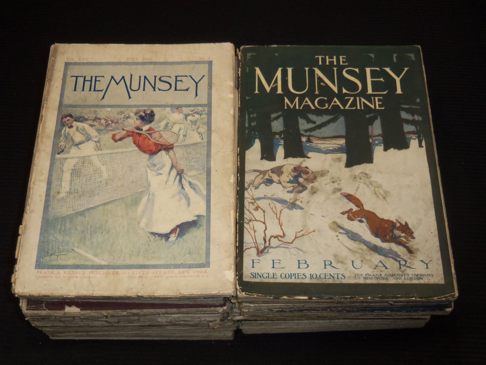 1901-1909 MUNSEY'S MAGAZINES LOT - 19 ISSUES (1 of 5)