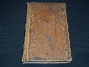 1853-1861 OLD LEDGER BOOK