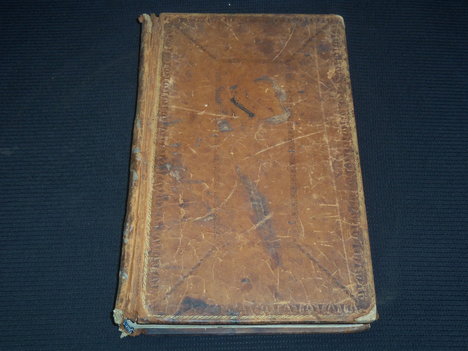 1853-1861 OLD LEDGER BOOK: An old ledger book with entries from 1853-1861. There are a total of 371 pages.