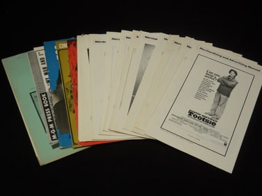 1970'S ASSORTED MOVIE PRESSBOOKS - 18 PIECES