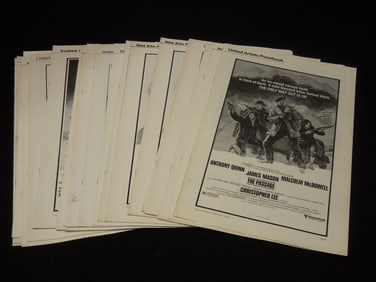 1970'S UNITED ARTISTS PRESSBOOKS LOT OF 20