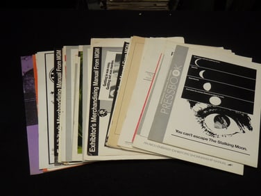 1970'S ASSORTED PRESSBOOKS LOT OF 33