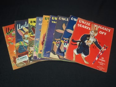 UNCLE WIGGILY SOFTCOVER BOOKS - 10 PIECES