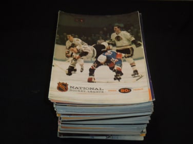 NATIONAL HOCKEY LEAGUE PROGRAMS - 75 PIECES