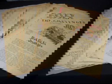 1930'S FULL PAGE COLOR ADVERTISEMENTS - 80+ ADS FROM NEWSPAPERS