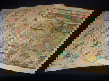 1930 SUNDAY COLOR COMIC STRIPS SECTIONS - 17 SECTIONS