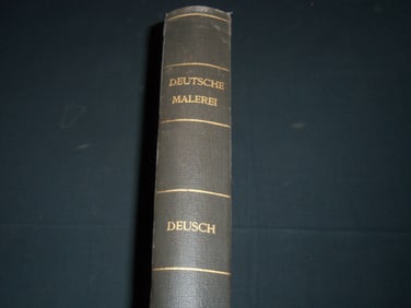 1935 DEUTSCHE MALEREI VOLUME BY WERNER R. DEUSCH - 104 PLATES - GERMAN