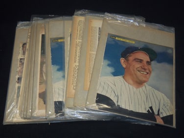 1930'S-1960'S NEW YORK YANKEES COLOROTO PHOTOS LOT OF 36