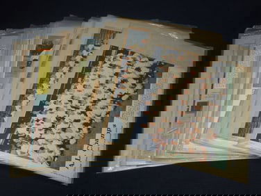 1940'S-1950'S SUNDAY NEWS COLOROTO BASEBALL PHOTOS - 25 PIECES