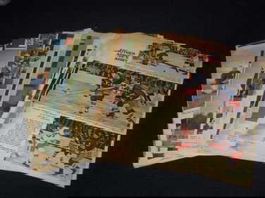 1950'S-1960'S SUNDAY COLOROTO MAGAZINE PHOTOS - 27 PIECES - ASSORTED SPORTS