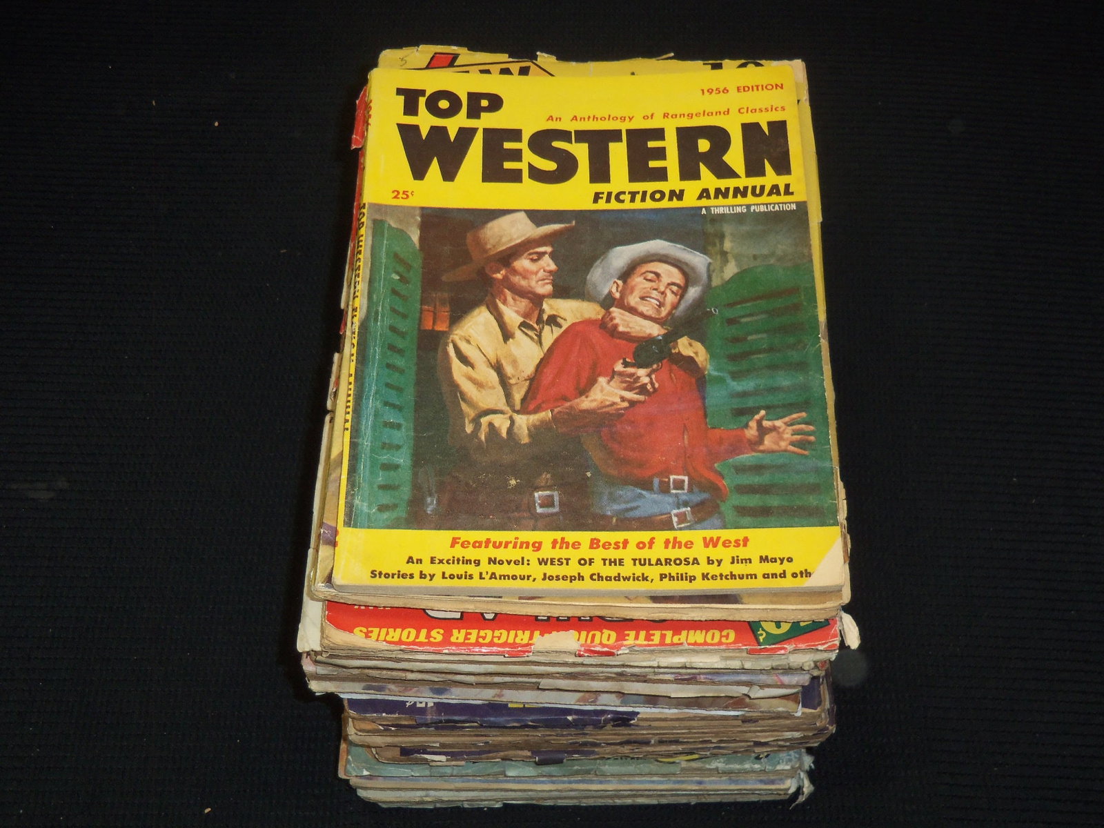 1920'S-1950'S PULP MAGAZINES - 25 PIECES: Lot of 25 pieces of old Pulp magazines from the 1920's-1950's. There are a few duplicates in this lot.